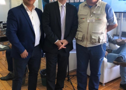 Eduardo Santos, Diretor do Ministério das Relações Exteriores, Alexandre Ghisleni e Evaldo Silva.png